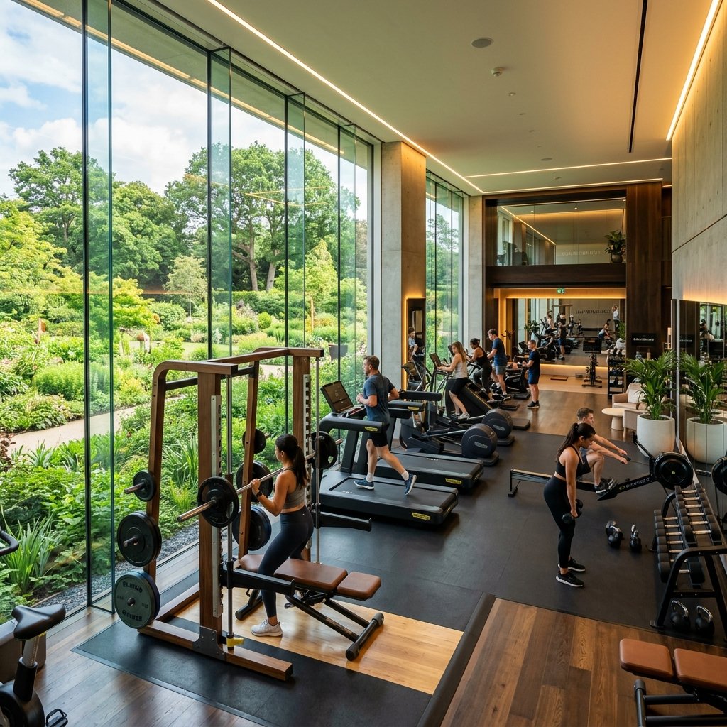 State-of-the-art gym at Ganga Nine Zero