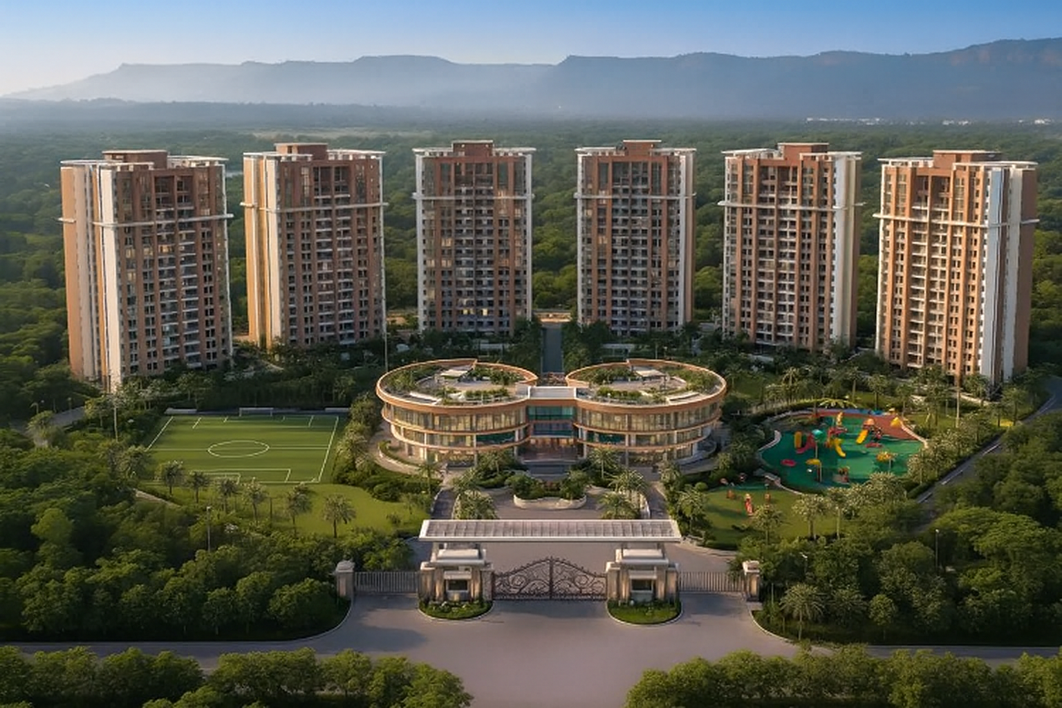Ganga Nine Zero Sector 90 apartment view
